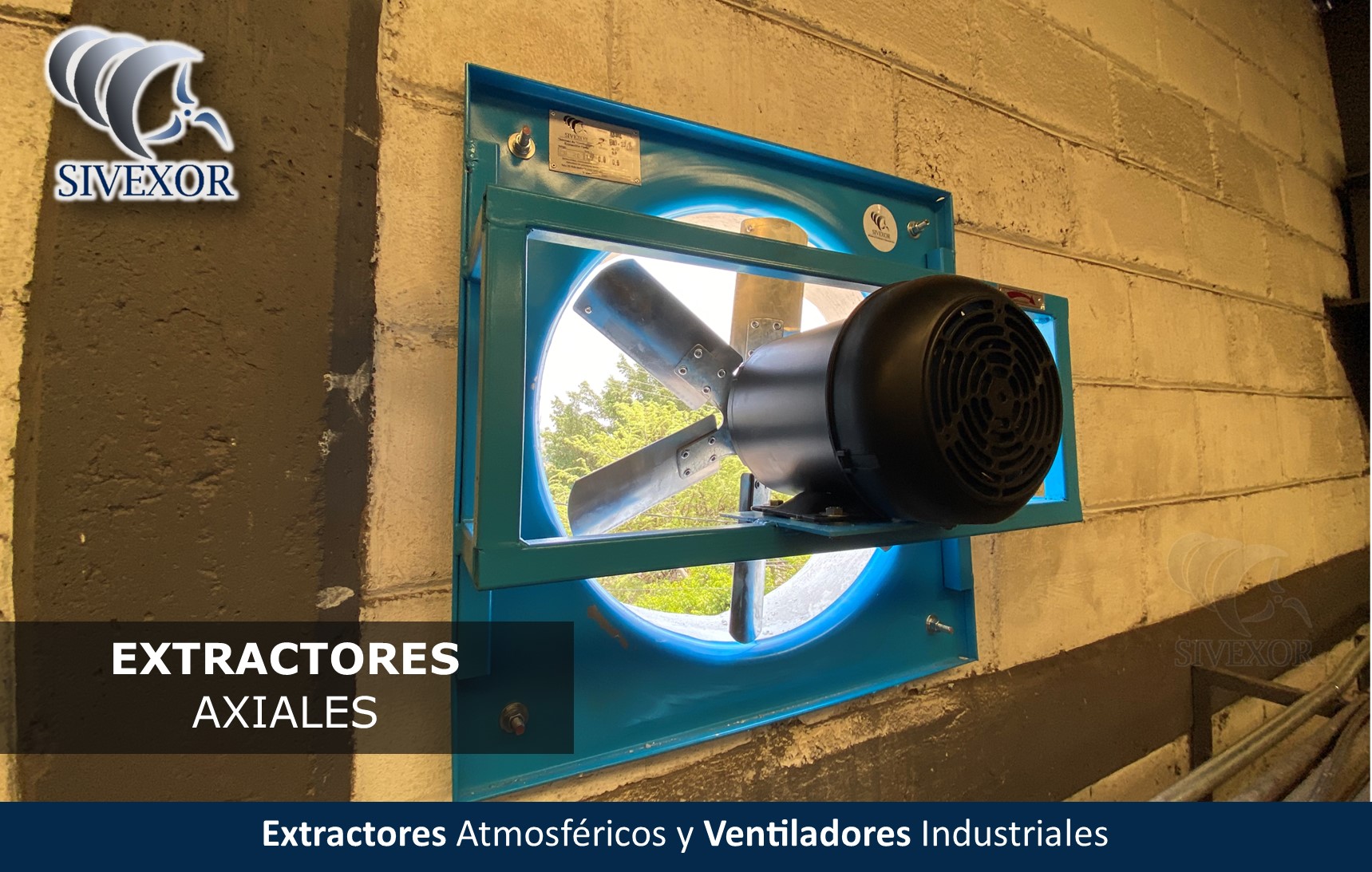 Extractor Industrial Axial - Ventiladores Basel